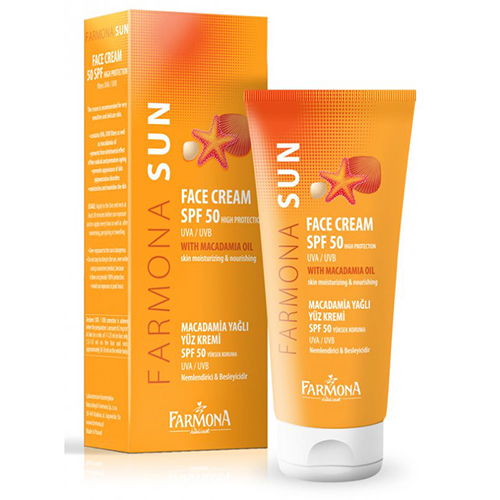 Солнцезащитный крем для лица с маслом макадамии SPF 50 Sun Balance Farmona