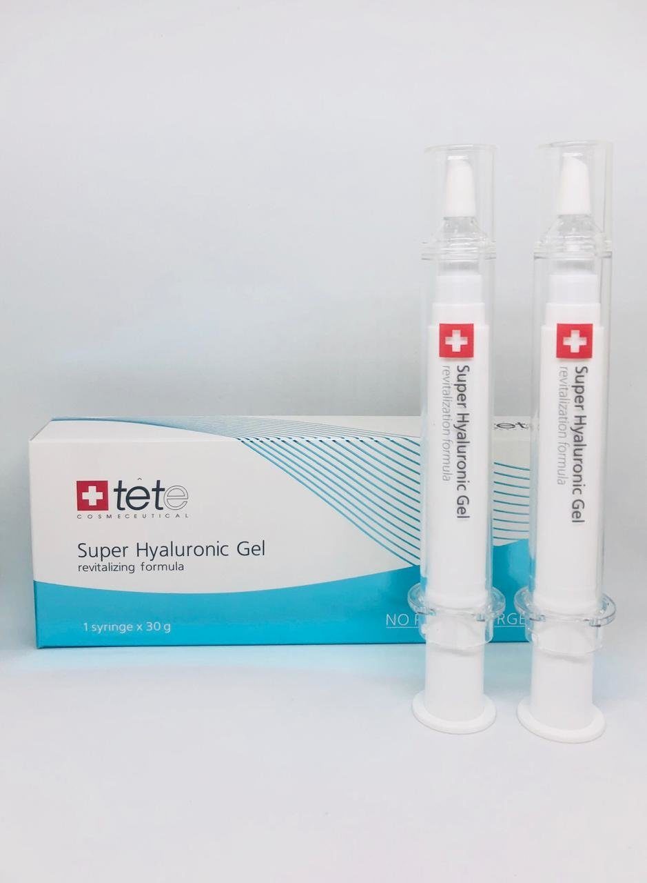 Супер увлажняющий гель для лица, шеи и век Super Hyaluronic Gel TETe Cosmeceutical
