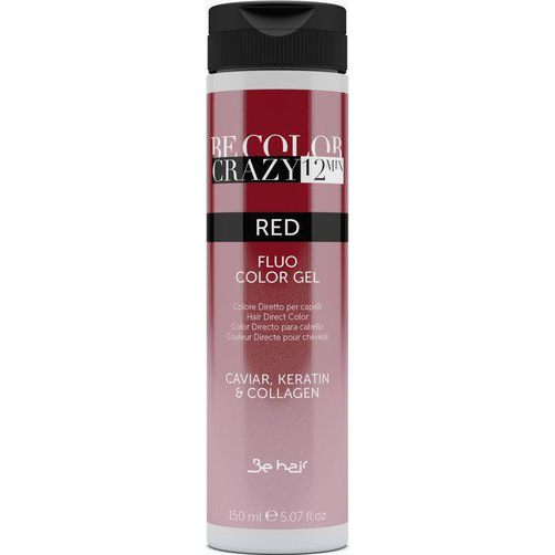 Прямой краситель для волос Красный BeColor CRAZY 12 min RED Be Hair