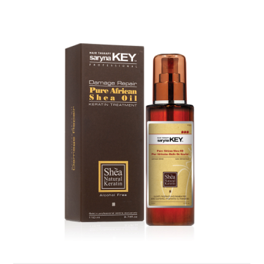 Натуральное масло Ши для тела для сухой кожи Saryna Key