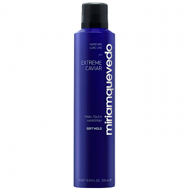 Лак для волос легкой фиксации с экстрактом черной икры Extreme Caviar Final Touch Hairspray – Soft Hold Miriam Quevedo