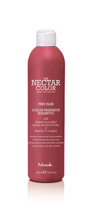 Шампунь для ухода за окрашенными тонкими волосами Fine Hair Color Preserve Shampoo Nook