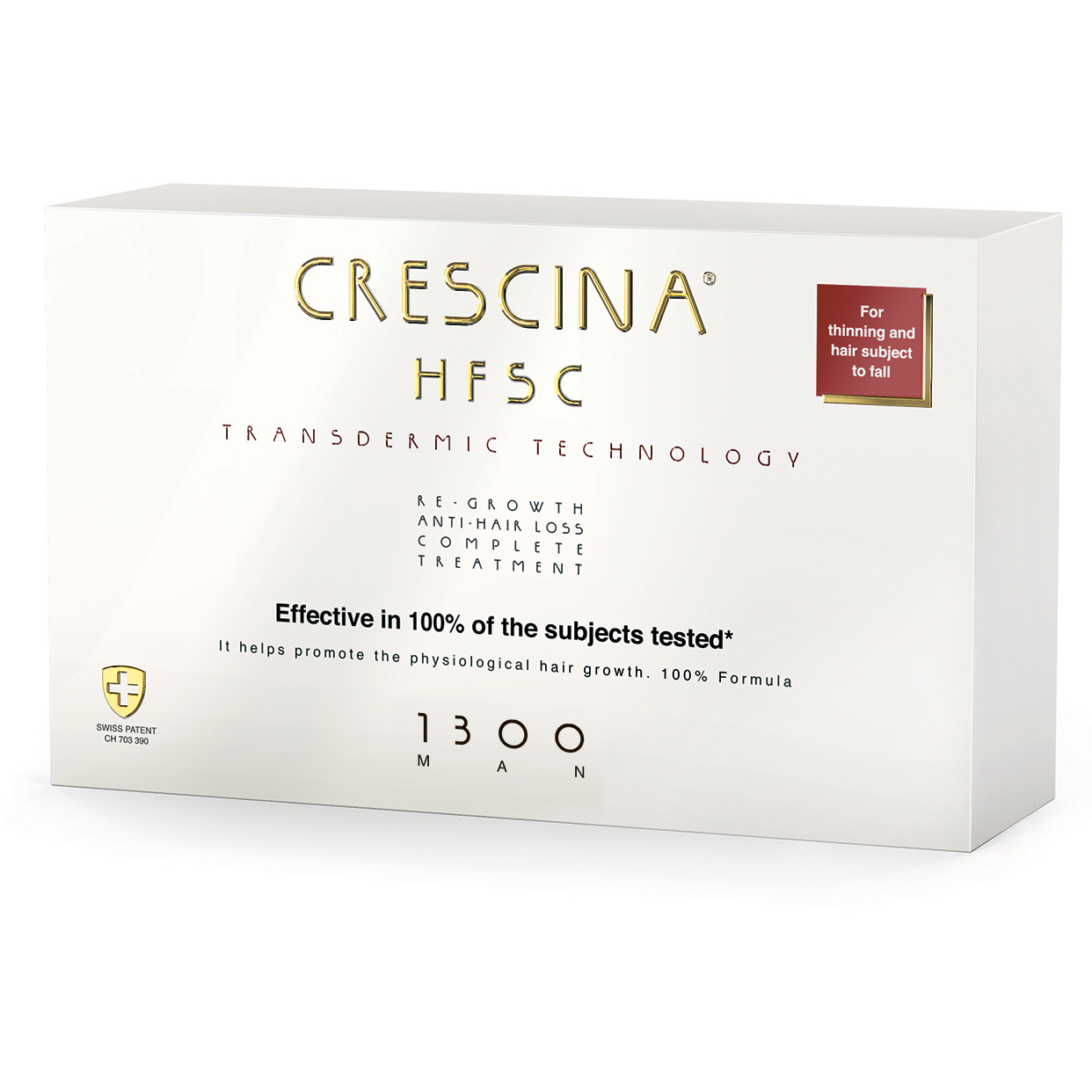 Ампулы Crescina Комплекс для мужчин 1300 / Crescina for Man 1300 HFSC Transdermic 100%