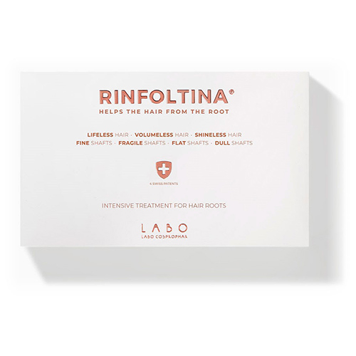 Ампулы Rinfoltina для восстановления и укрепления тонких волос / Rinfoltina Intensive Treatment