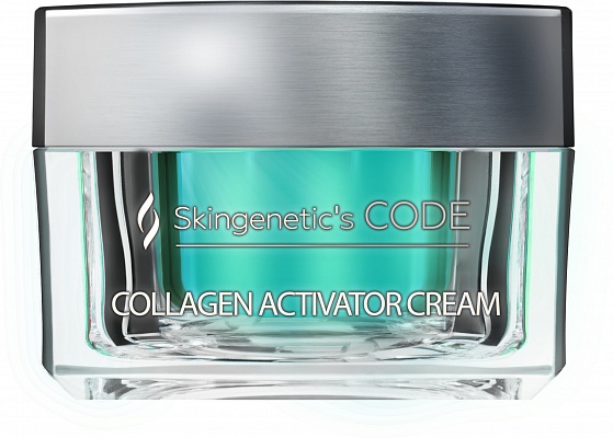 Обновляющий крем с коллагеном и фитоэстрогенами Collagen Activator Cream Skingenetic's CODE