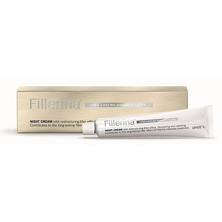 Ночной крем для лица с пролонгированным действием Fillerina Long - Lasting Grade 3