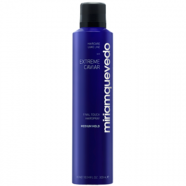 Лак для волос средней фиксации с экстрактом черной икры Extreme Caviar Final Touch Hairspray – Medium Hold Miriam Quevedo