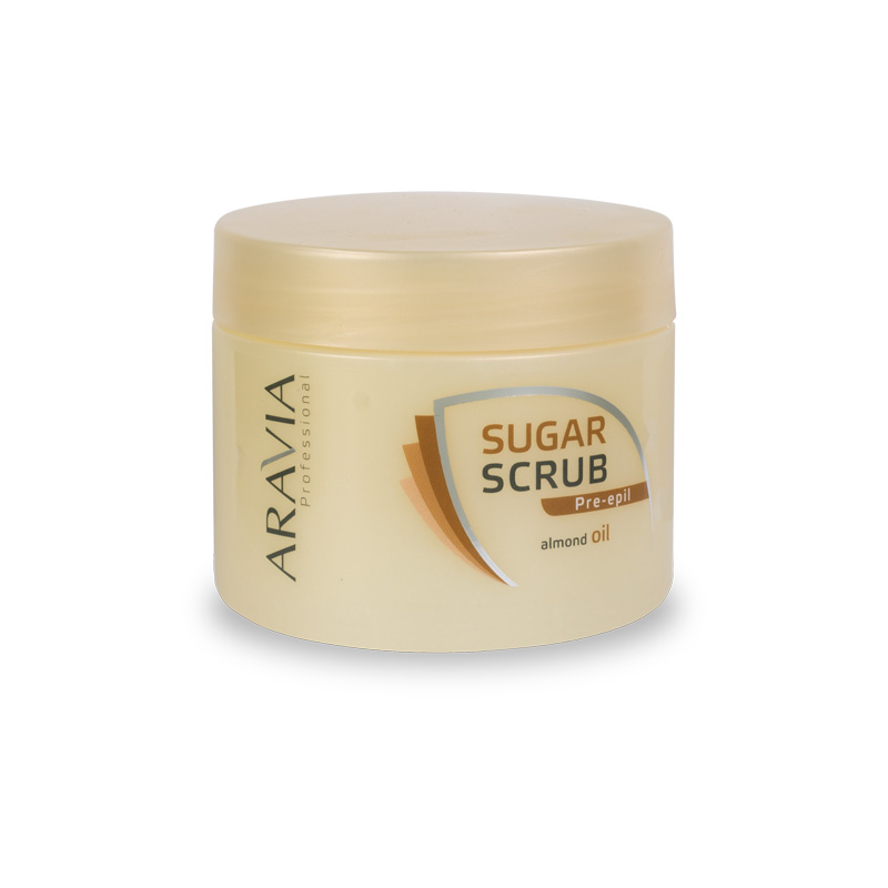 Сахарный скраб с маслом миндаля ARAVIA Professional