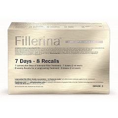 Косметический набор с длительным эффектом заполнения морщин Fillerina Long - Lasting Grade 3