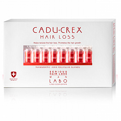 Ампулы Caducrex против сильного выпадения волос для мужчин / Cadu-Crex Serious for Man