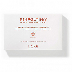 Ампулы Rinfoltina для восстановления и укрепления тонких волос / Rinfoltina Intensive Treatment