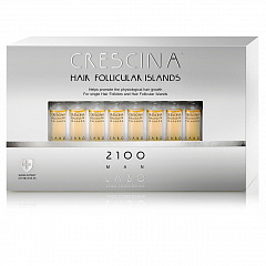 Ампулы Crescina для стимуляции роста волос для мужчин 2100 / Crescina Hair Follicular Islands Re-Growth 2100