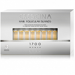 Ампулы Crescina для стимуляции роста волос для женщин 1700 / Crescina Hair Follicular Islands Re-Growth 1700